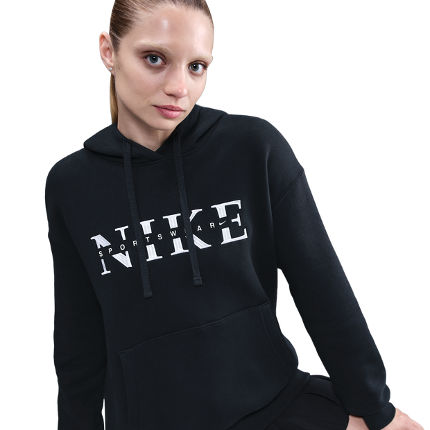 Nike Sportswear Mujer Sudaderas - Negro - Talla 40 - Tejido Jersey de algodón