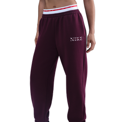Women Pants - Nike Sportswear Phoenix Tracksuit Bottoms - Bordeaux-Bordeaux