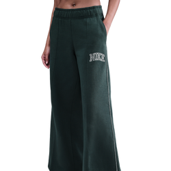 Women Pants - Nike Sportswear Phoenix Fleece Wide-leg Joggers - Seaweed-Seaweed