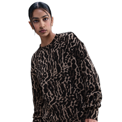 Women Sweatshirts - Nike Sportswear Phoenix Oversized Sweatshirt - Black-Ironstone