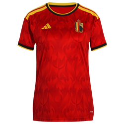Dames Jerseys/Replicas - adidas Belgium 26 Home Replica Jersey - Red-Bold Gold