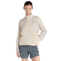 Damen Jackets - New Balance Better Run Water Resistant Jacket - Linen-Linen