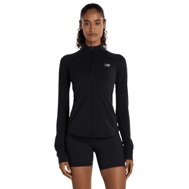 New Balance Harmony Full Zip Donna - Felpe con cappuccio Nero - Taglia XS - Poly Jersey
