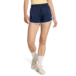 Dames Korte Broeken - adidas 3 Stripes Sprinter Shorts - Night Indigo-Off White