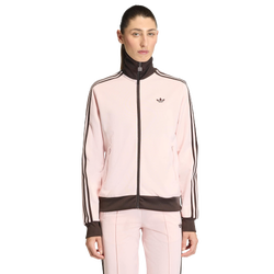 Women Track Tops - adidas Classic Track Top - Sandy Pink-Aurora Coffee