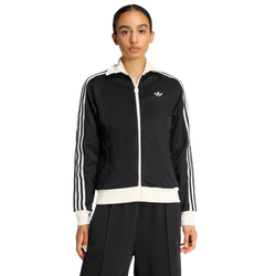 Women Track Tops - adidas Classic Track Top - Black-White