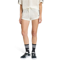 Dames Korte Broeken - adidas Knitted Crochet Shorts - Off White-Off White