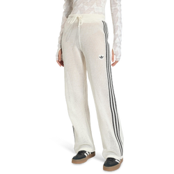 Femme Pantalons - adidas Knitted Crochet Firebird Track Pants - Off White-Off White