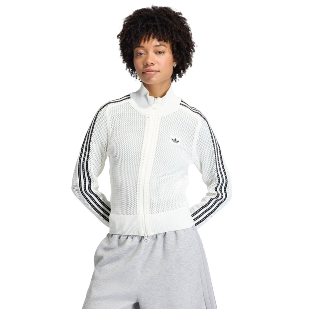 Adidas Firebird Donna - Top da pista Bianco - Taglia 32 - Poly Mesh
