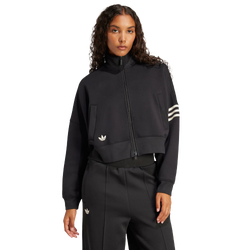 Women Track Tops - adidas Neuclassics Track Top - Black-Cream White