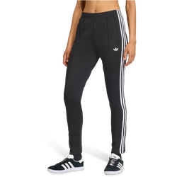 Donna Pantaloni - adidas Sst Classic Track Tracksuit Bottoms - Black-White