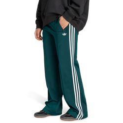 Dames Broeken - adidas Firebird Loose Track Tracksuit Bottoms - Legacy Teal-Off White