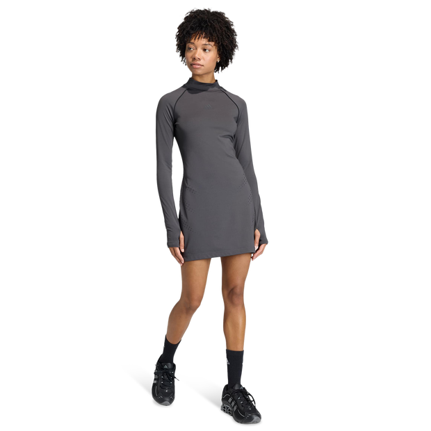 Adidas Mini Dress Femme - Jupes, Noir - Taille 36 - Poly Mesh