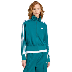 Dames Jackets - adidas Firebird Classic Track Top - Legacy Teal-White