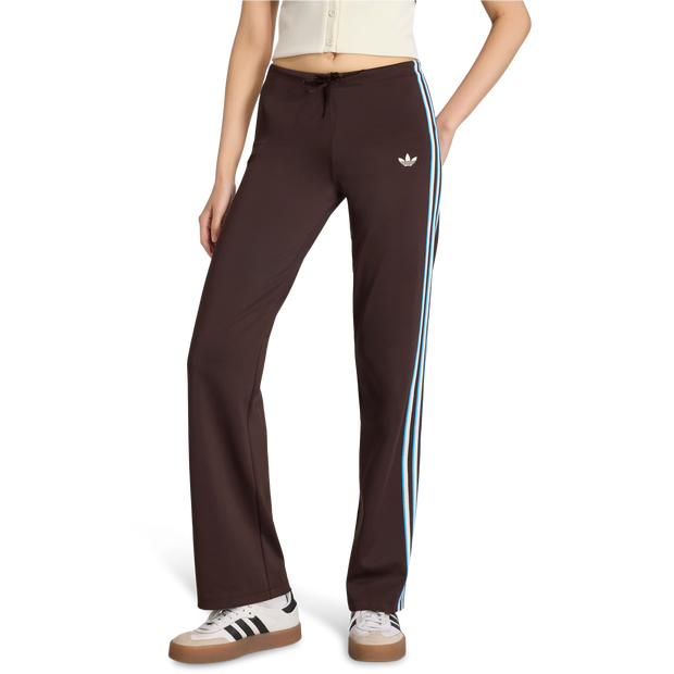 Adidas Slouchy Straight Leg Trousers Donna - Pantaloni Marrone - Taglia 42 - Poly Mesh