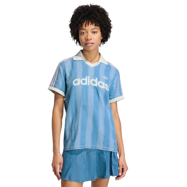 Adidas Football Donna - Maglie/Repliche Blu - Taglia 36 - Jersey di cotone