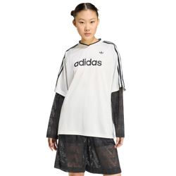 Donna Jerseys/Replicas - adidas Lace Long-sleeve Jersey - Cloud White-Cloud White