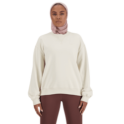 Femme Sweats - New Balance Athletics French Terry Crew - Linen-Linen