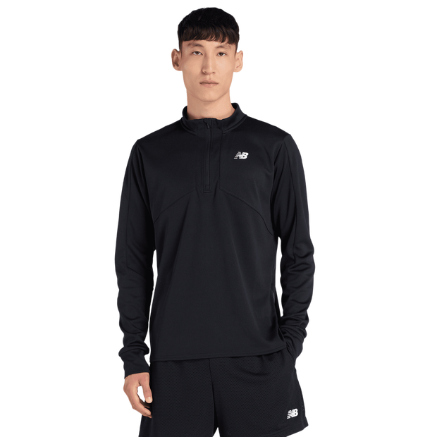 Utility Knit 1/4 Zip Damen Trainingsoberteile - Schwarz - Größe S - Poly Jersey Black S