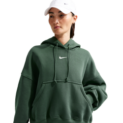 Women Hoodies - Nike Sportswear Phoenix Fleece Oversized Hoodie - Fir-Sail