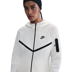 Dames Hoodies - Nike Sportswear Tech Fleece Windrunner Hoodie - Sail-Black