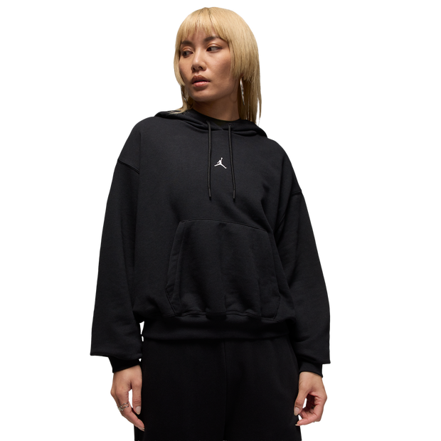 Jordan fleece Donna - Felpe con cappuccio Nero - Taglia XXL - Jersey di cotone