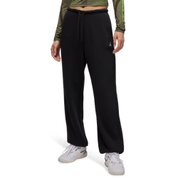 Women Pants - Jordan Sport Crossover Dri-fit Fleece Trousers - Black-White