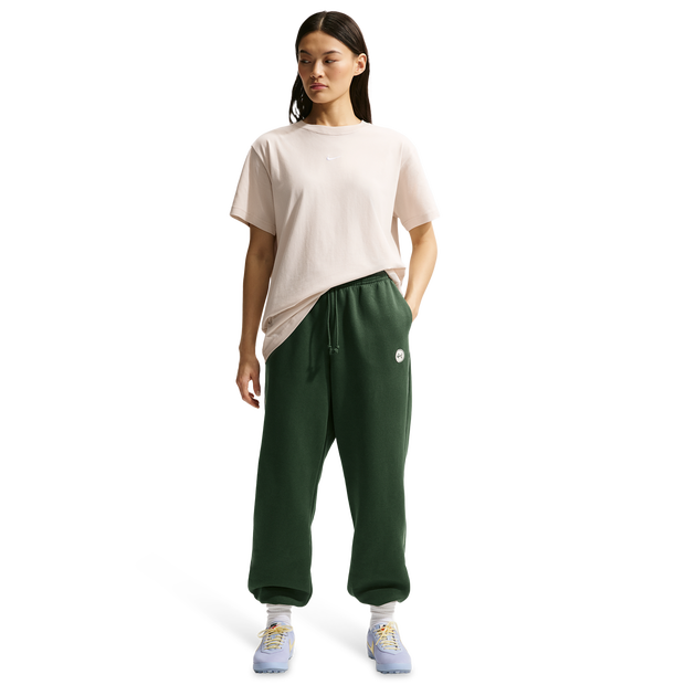 Nike Sportswear Donna - Pantaloni Verde - Taglia 34 - Jersey di cotone
