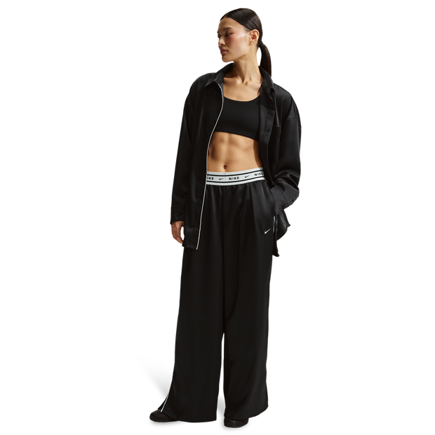 Nike Sportswear Donna - Pantaloni Nero - Taglia 36 - Jersey di cotone