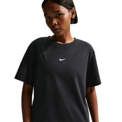 Femme T-Shirts - Nike Sportswear Oversized Short-sleeve T-shirt - Black-White