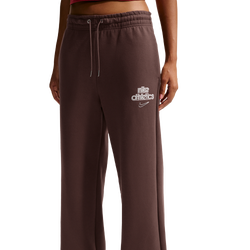 Women Pants - Nike Sportswear Phoenix Fleece Wide-leg Trousers - Light Chocolate-Light Chocolate