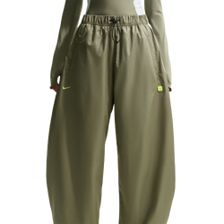 Dames Broeken - Nike Sportswear Shox Woven Trousers - Silver Sage-White
