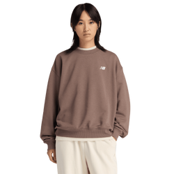 Women Sweatshirts - New Balance Sport Essentials French Terry Crew - Cortado-Cortado