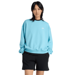 Femme Sweats - New Balance Sport Essentials French Terry Crew - Taffy Blue-Taffy Blue