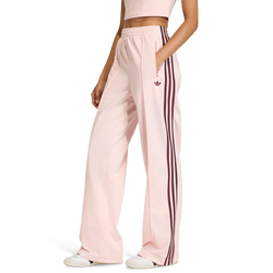 Mujer Pantalones - adidas Firebird Loose Track Tracksuit Bottoms - Sandy Pink-Maroon