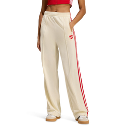 Femme Pantalons - adidas Firebird Loose Track Pant - Cream White-Better Scarlet