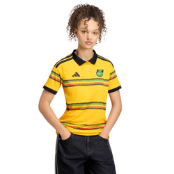 Women Jerseys/Replicas - adidas Jamaica 26 X Bob Marley Home Jersey - Bold Gold-Bold Gold