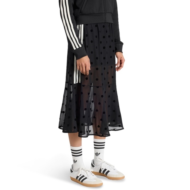 Adidas Polka Dots Mujer Faldas - Negro - Talla 32 - Poly Mesh