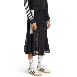 Donna Gonne - adidas Sheer Polka Dots Skirt - Black-Black
