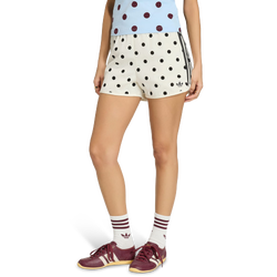 Women Shorts - adidas Polka Dots Sprinter Shorts - Off White-Off White