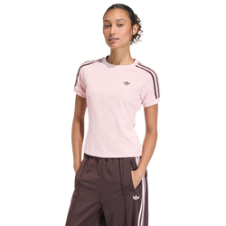 Mujer T-Shirts - adidas Terry Towel Cali T-shirt - Sandy Pink-Sandy Pink
