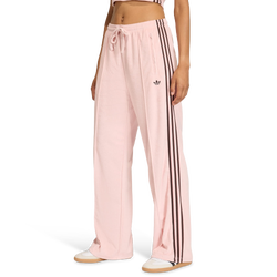 Mujer Pantalones - adidas Terry Towel Firebird Tracksuit Bottoms - Sandy Pink-Sandy Pink