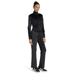 Femme Tracksuits - adidas Glam Velvet Tracksuit - Black-Black