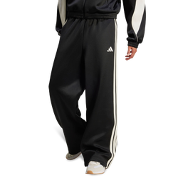 Damen Hosen - adidas Stadium 3-Stripes Track Tracksuit Bottoms - Black-Off White