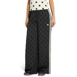 Dames Broeken - adidas Satin Polka Dots Wide Leg Pant - Black-Black