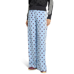 Mujer Pantalones - adidas Satin Polka Dots Wide Leg Pant - Clear Sky-Clear Sky