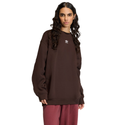 Femme Sweats - adidas Essentials Fleece Oversized Sweatshirt - Aurora Coffee-Aurora Coffee