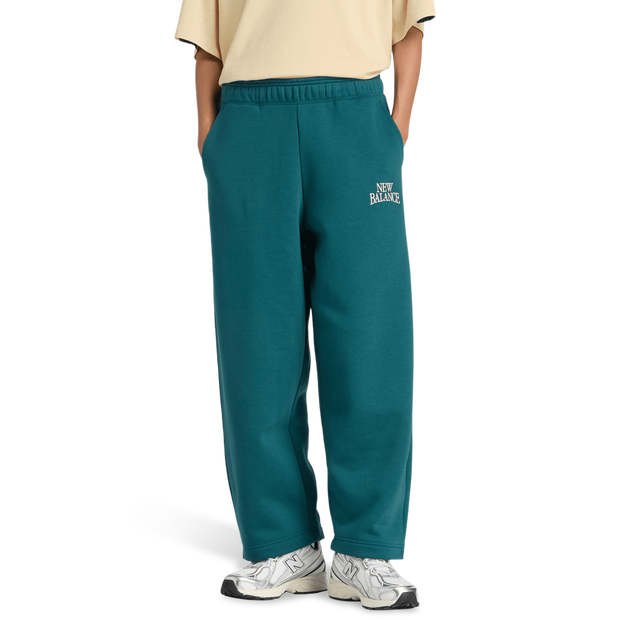New Balance fleece Women Pants - Green - Size S - Cotton Jersey