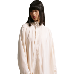 Women Dresses - Nike Sportswear Long-sleeve Pleated Mini Dress - Chalk-Chalk