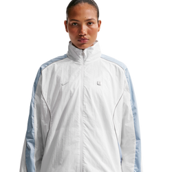 Women Jackets - Nike Sportswear Woven Jacket - White-Light Armoury Blue